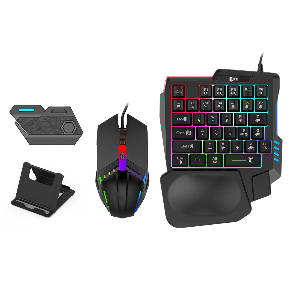 GAMING WIRELESS BLUETOOTH 5 IN 1 COMBO KEYBOARD AND MOUSE - High Quality Keyboard Mouse Wireless Gaming Kit